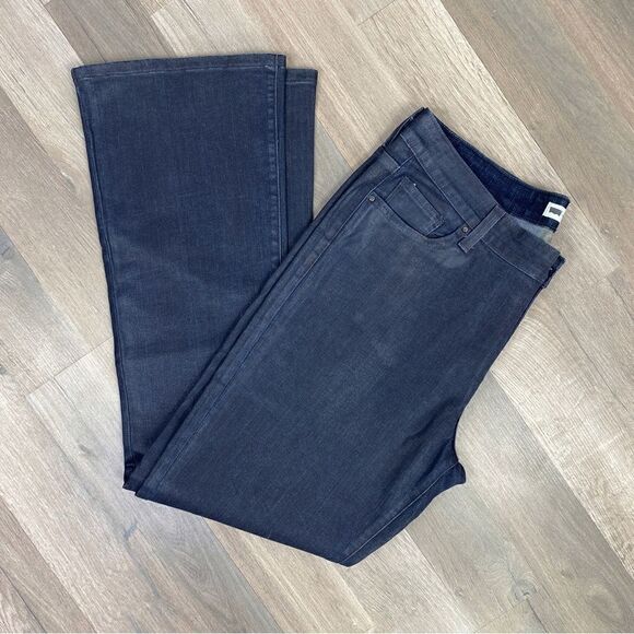 Levi’s Mid Rise Bootcut Skinny Jeans Oil Rubbed Blue 16M 33x32 - Picture 2 of 14